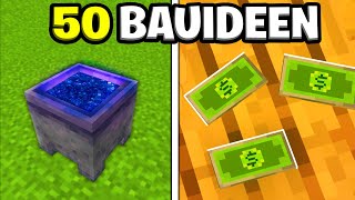 50 BAUIDEEN in MINECRAFT für deine WELT! - 50 einfache Minecraft Bauideen