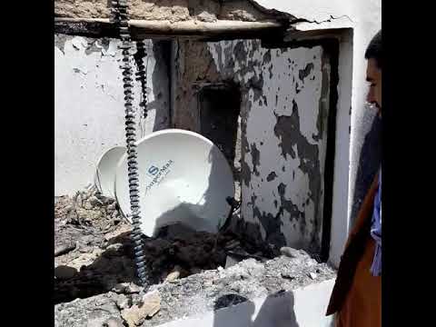 تصویر از خرابی ها جنگ در ولایت بغلان 11 06 1398