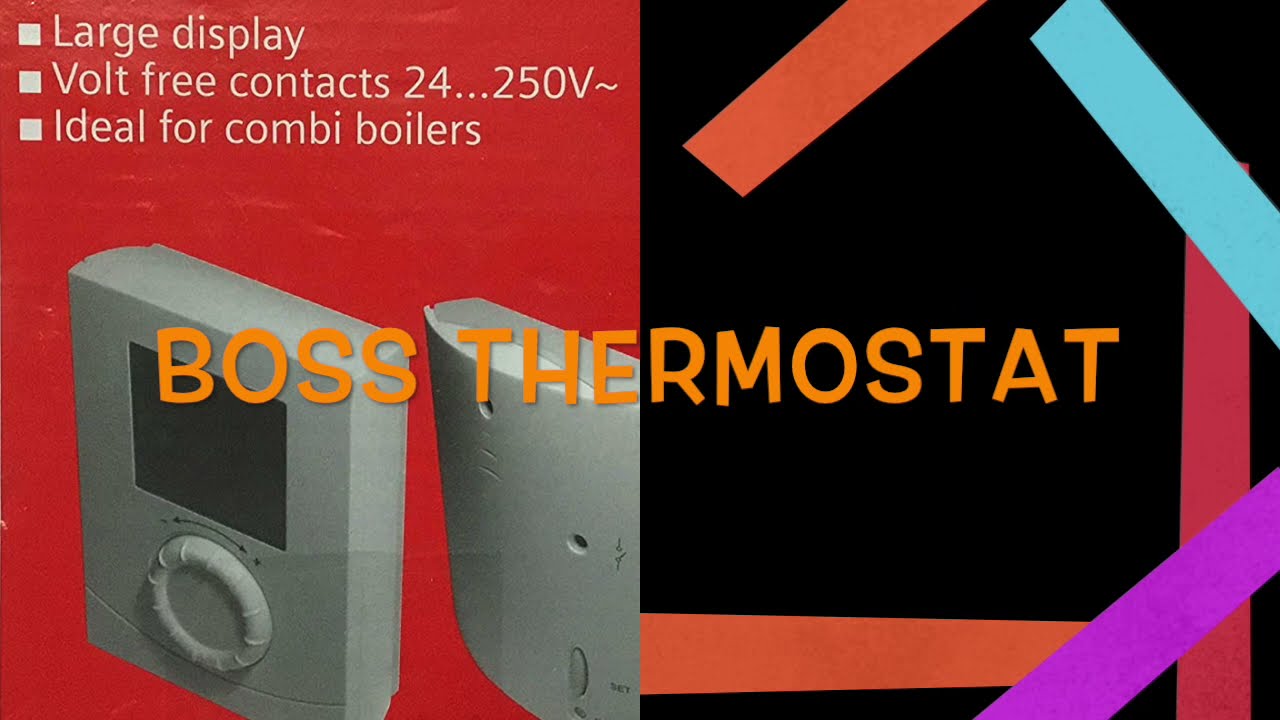 boss therm BPS242RF Digital Wireless Room Stat or Siemens RDJ10RF digital room  thermostat. - YouTube