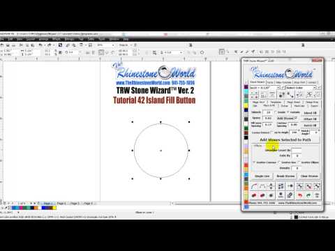 Tutorial 42 Island Fill Button (TRW Stone Wizard™ Ver 2.0) The Rhinestone World