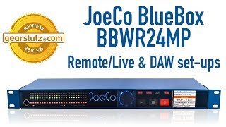 Video thumbnail of "JoeCo Bluebox BBWR24MP Review - Remote/Live & DAW set-ups"