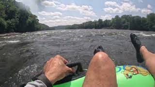 Tubing on the Delaware River compliments of Big Bear.