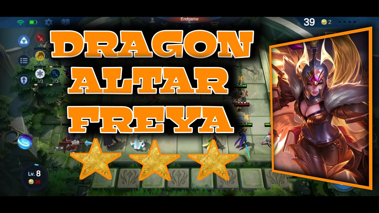 3 STAR FREYA DRAGON ALTAR | MAGIC CHESS TIPS & GAMEPLAY | MOBILE LEGENDS BANG BANG