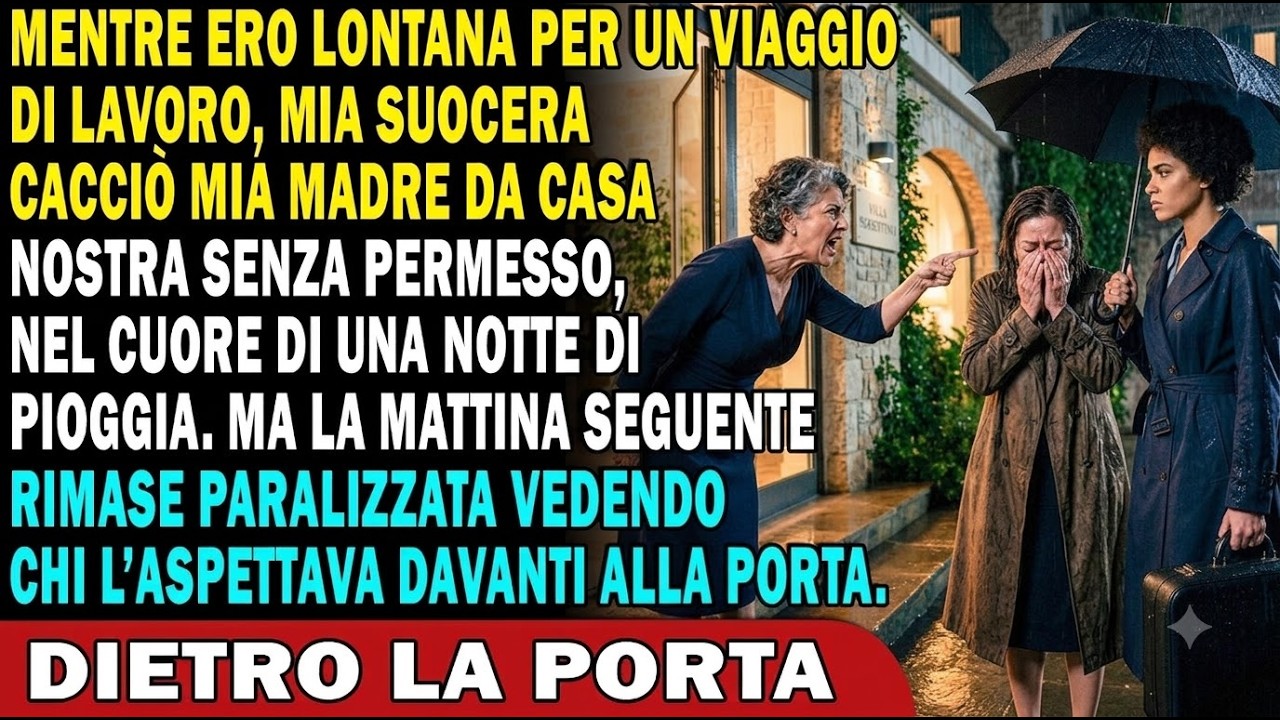 Quella notte, mentre ero al lavoro, la mia vicina mi chiamò in preda al panico: «Elena, tua suocera ha gettato tutte le cose di tua madre in strada e l'ha chiusa fuori sotto la pioggia!» Mia...