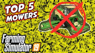 Top 5 Mowers I Use On Console | Farming Simulator 19 screenshot 5