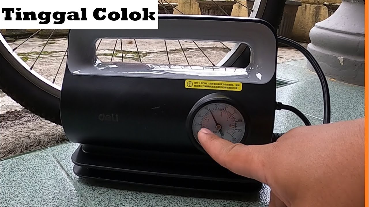 Pompa Angin Portable Elektrik Tinggal Colok