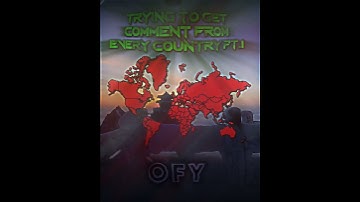 Trying to get a comment from every country pt.1 #shorts