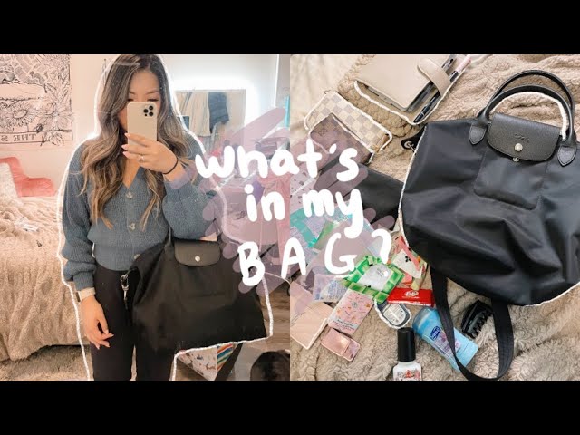 what's in my purse? longchamp le pliage neo (medium) 