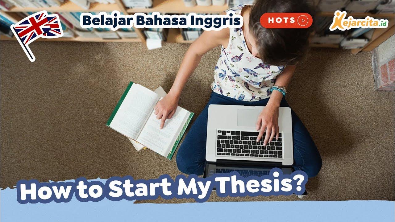 thesis bahasa inggris s1