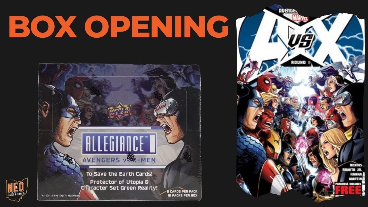 2023 Upper Deck Allegiance Avengers vs X-Men Box Opening.