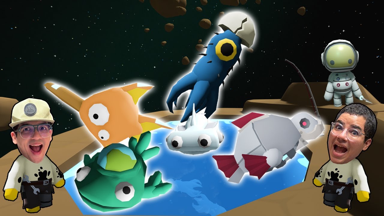 PESCAMOS PEIXES ALIENÍGENAS NO ESPAÇO DA CIDADE DE MASSA DE MODELAR!