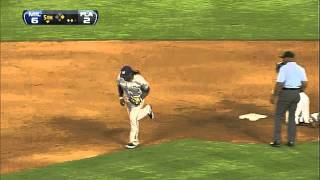 2011/06/06 Braun's strong throw