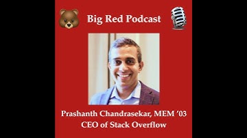 Prashanth Chandrasekar, MEM ’03, is CEO of Stack Overflow, the top software developer community