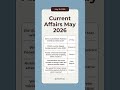 current affairs 18 may 2026 | today current affairs 2026 | #jobzmcqz #currentaffairs #18may2026