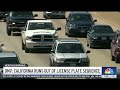 DMV: California runs out of license plate sequence