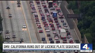 DMV: California runs out of license plate sequence