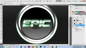 Epic Photoshop Tutorial 3 | Professional HD Metallic Button