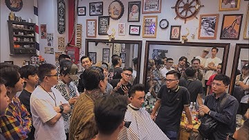 THOM X HIEN BARBER  TOUR IN SAI GON - Hướng Dẫn Cắt Tóc Cổ Điển Kiểu Side Part!