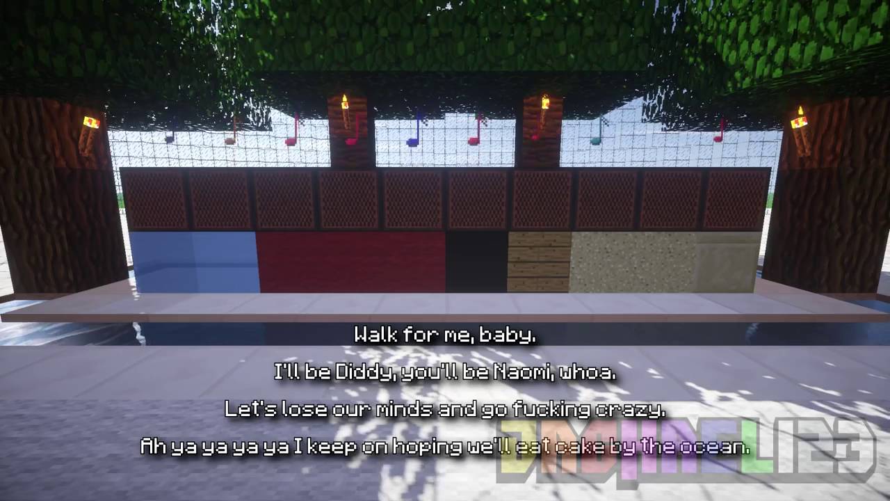 FULL SONG MINECRAFT Cake By The Ocean by DNCE in Note Blocks Wireless