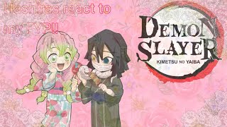 Hashiras React To My Fyp (W.i.p)|Flashing Lights And Loud Noises|| Im Kind Of Back A| Resimi