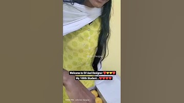 My 100th Student|aari embroidery direct and online classes available|SV Aari Designer