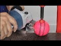 What is Inside a PINK CRICKET BALL | Cut Open a Ball | Blade XYZ | Hindi
