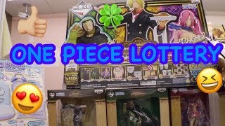 ONE PIECE LOTTERY AND POKEMON GACHAPON!!!