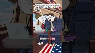 First-class nightmare: sneaky passenger hacked my bank account #usa #animation #funny #airplanedrama