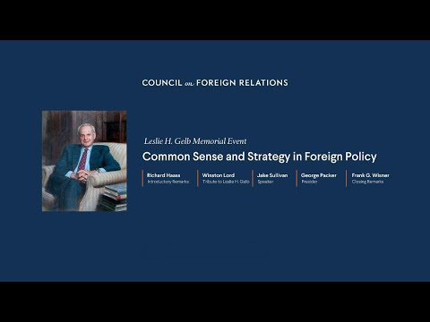 A Conversation With Jake Sullivan Common Sense And Strategy In Foreign Policy