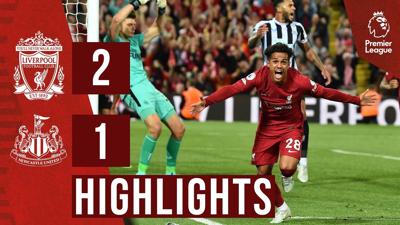 HIGHLIGHTS: Liverpool 2-1 Newcastle Utd Dramatic last-gasp volley from Carv...