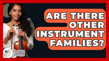 Are There Other Instrument Families? - Classical Serenade
