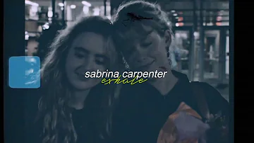 exhale - sabrina carpenter (sub español/ the society)