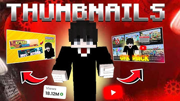 How To Make Attractive Minecraft Gaming Thumbnails🤩 in Just 5 Minutes🔥(Easy & Attractive)