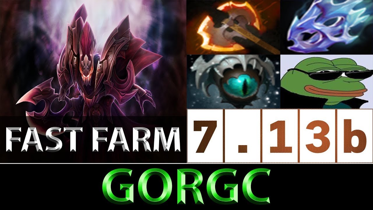 Gorgc [Spectre] Battle Fury Best Fast Farm ► Dota 2 7.13b