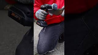 Easiest Way to Sharpen Lawn Mower Blades without an angle grinder! Arnold Stone & Guide  blade kit
