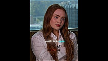 Her face says everything..😭 | Sadie Sink Edit