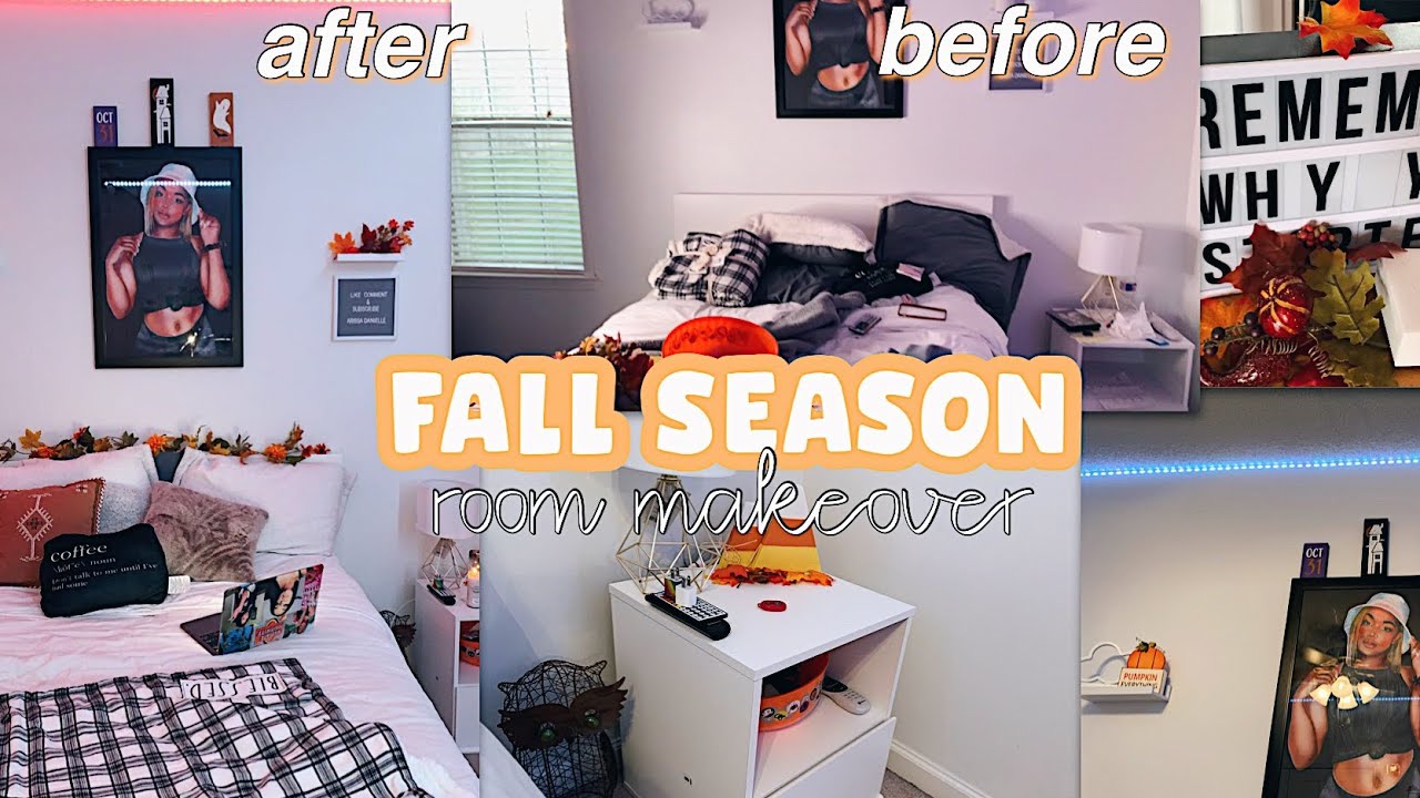 DECORATING MY ROOM FOR FALL MY ROOM MAKEOVER pt 2 (spooky season