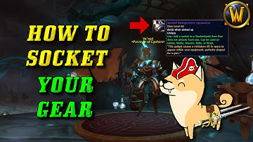 For Patches 9.0/9.0.5 - How to Socket Your Gear in Shadowlands! (Works with someLegendaries, too!)