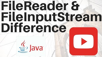 Core Java Interview   What is the difference between Filereader and FileInputStream