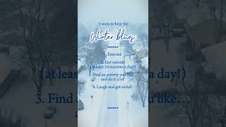 5 Ways to Beat the Winter Blues