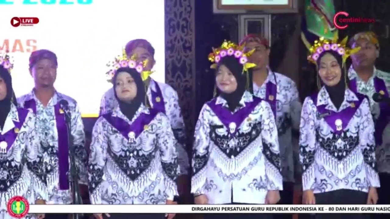 Penampilan Tim Paduan Suara Korwil Jati Kabupaten Kudus