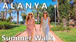 Alanya Summer Walk City Center Turkey 4K🇹🇷