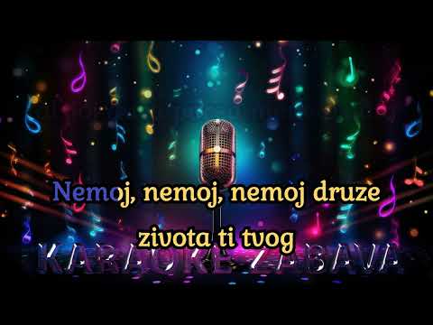 SERIF KONJEVIC NEMOJ DRUZE UZIVO KARAOKE 