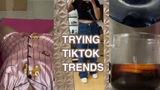 Trying TikTok Trends for smaller waist, Coffee with lemon, exercise, cheat day