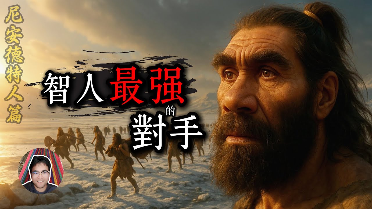 【尼安德特人】為何被稱為智人最強的對手？又是因為什麼原因輸給了智人？以及他們到底是滅絕了，還是以某種方式存續了下來？講述這群老牌歐洲霸主的演化真相、特徵、與智人的共存與競爭、以及他們的最終命運