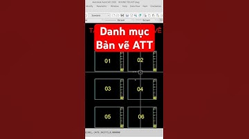 Lisp tạo danh mục bản vẽ tự động dùng cho Block ATT