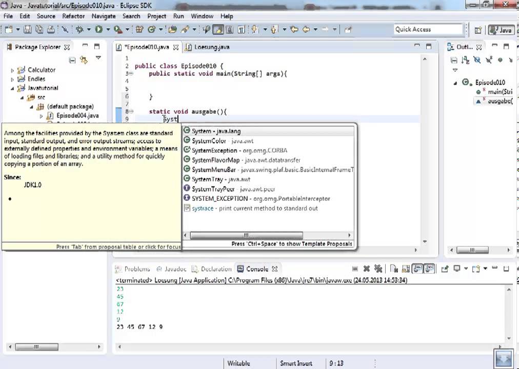 Java Tutorial 10 - Methoden [German] - YouTube