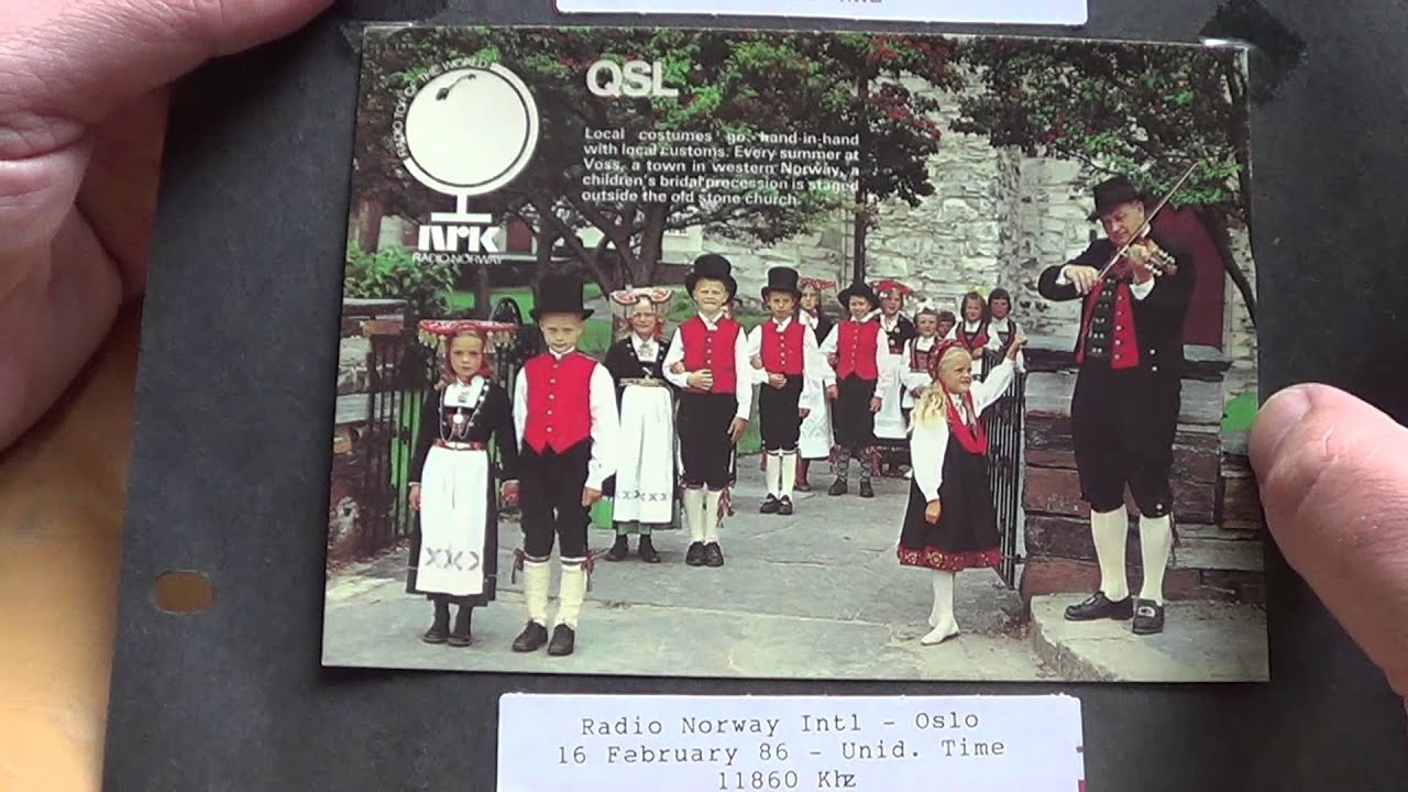 QSL collection   Radio Norway international QSL cards