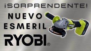 Nuevo esmeril #Ryobi ¡Sorprendente!