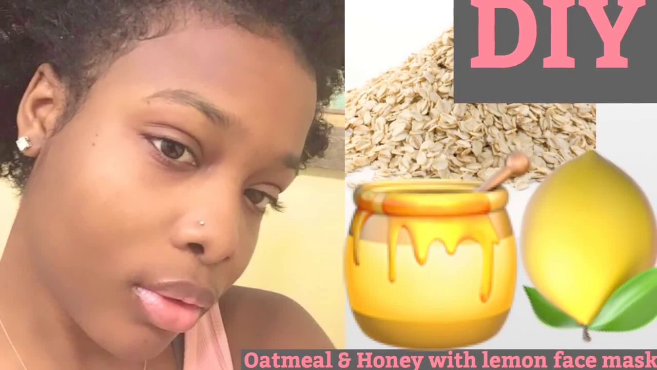 middelen Fondsen Realistisch DIY: Oatmeal, Honey & Lemon Face Mask (For Clear and dry skin) - YouTube
